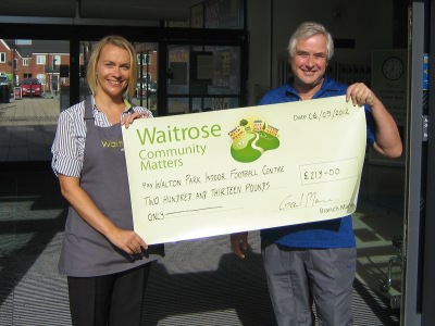 Waitrose cheque